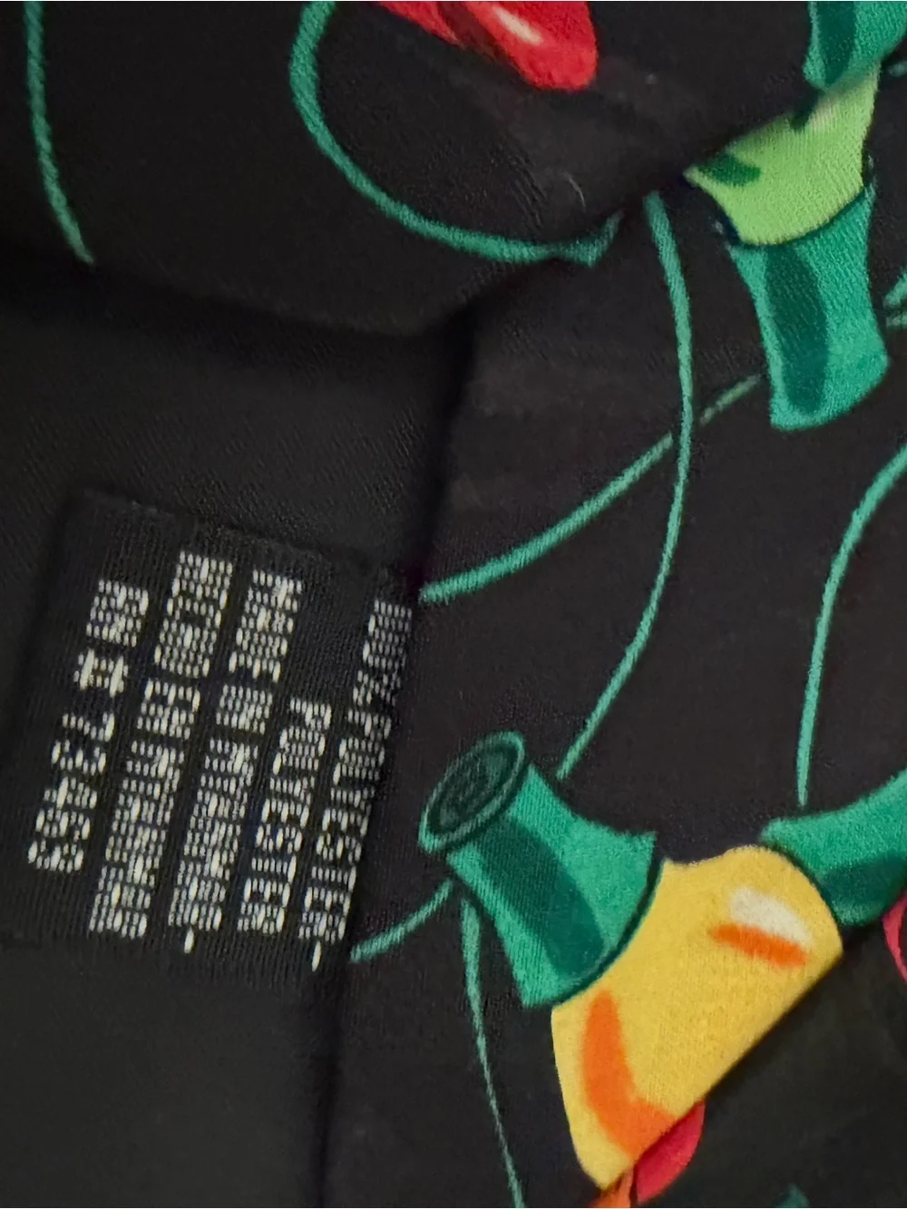 Holiday Character Novelty Tie - Black/Red/Multi
